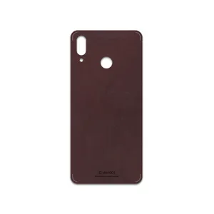 MAHOOT Matte-Dark-Brown-Leather Cover Sticker for Huawei Nova 3