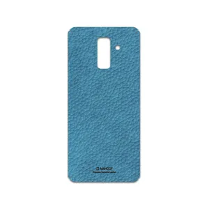 MAHOOT Blue-Leather Cover Sticker for SAmsung Galaxy A6 Plus 2018
