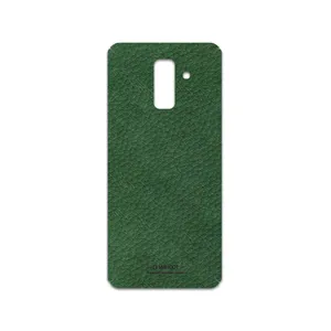 MAHOOT Green-Leather Cover Sticker for SAmsung Galaxy A6 Plus 2018