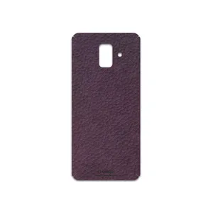 MAHOOT Purple-Leather Cover Sticker for SAmsung Galaxy A6 2018