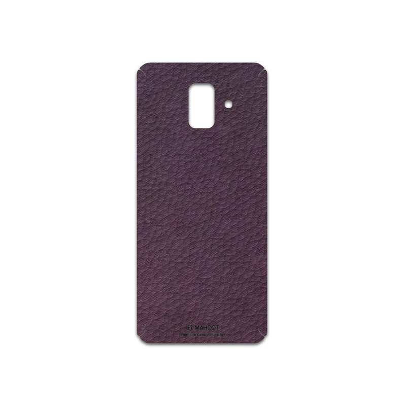برچسب پوششی ماهوت مدل Purple-Leather مناسب برای گوشی موبایل سامسونگ Galaxy A6 2018