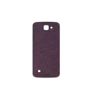 MAHOOT Purple-Leather Cover Sticker for LG K4