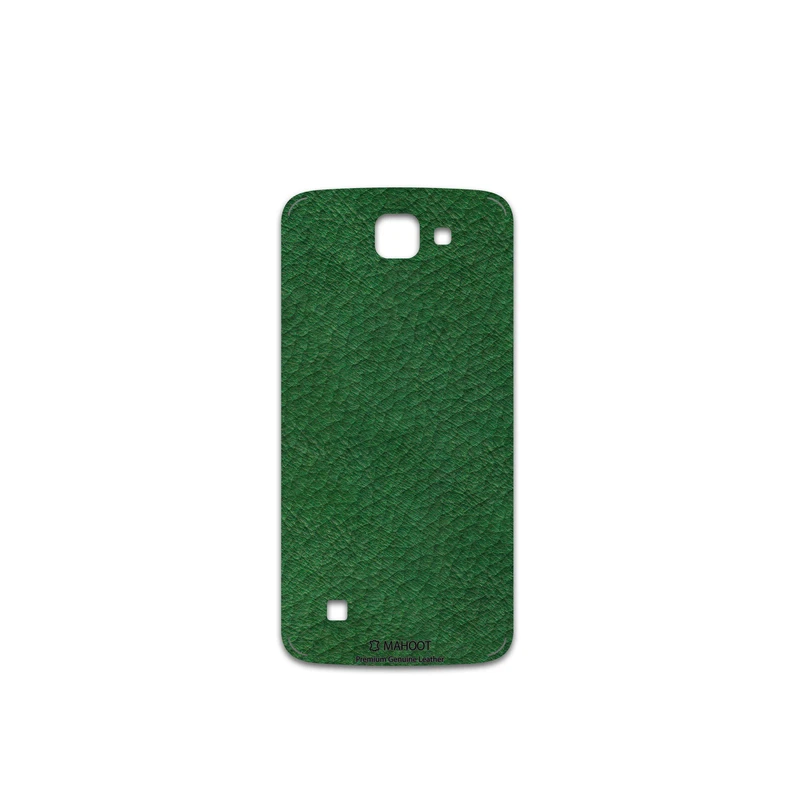 برچسب پوششی ماهوت مدل Green-Leather مناسب برای گوشی موبایل ال جی K4