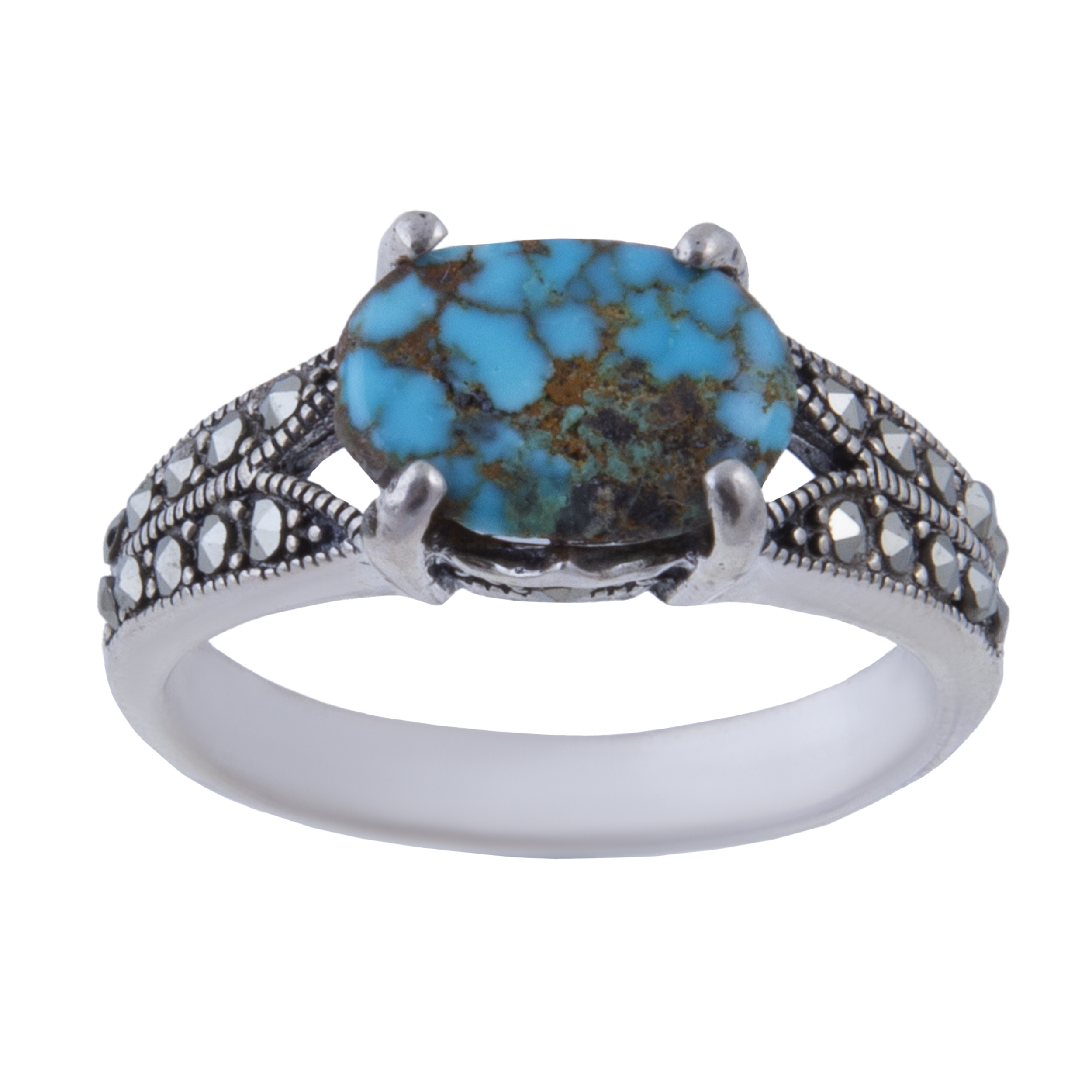  انگشتر نقره زنانه بازرگانی میلادی کد AW_173