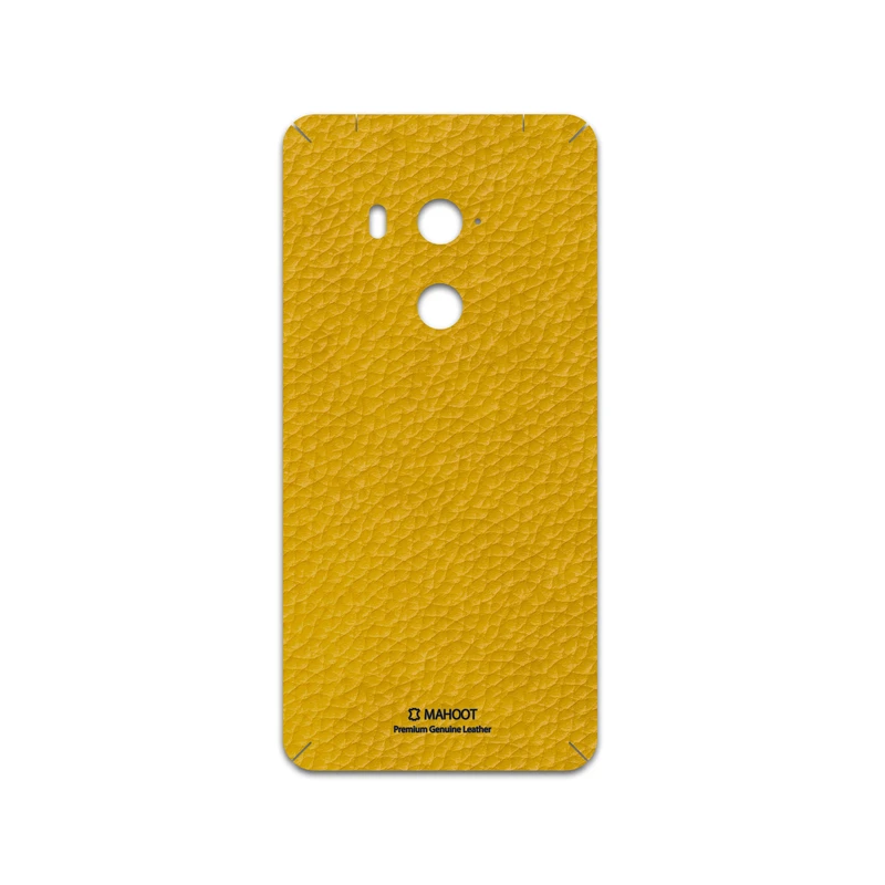 برچسب پوششی ماهوت مدل Mustard-Leather مناسب برای گوشی موبایل اچ تی سی U11 Eyes