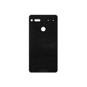 MAHOOT Black-Leather Cover Sticker for Essential PH-1