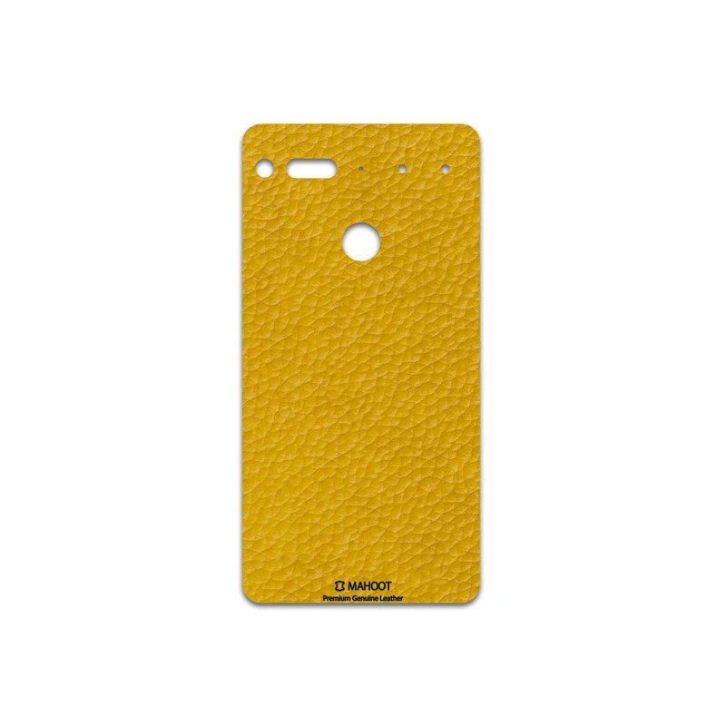 برچسب پوششی ماهوت مدل Mustard-Leather مناسب برای گوشی موبایل اسنشال PH-1