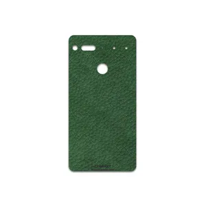 MAHOOT Green-Leather Cover Sticker for Essential PH-1