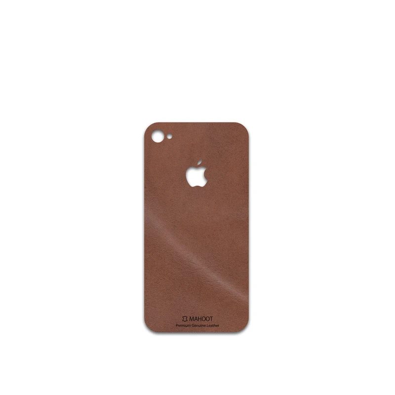 برچسب پوششی ماهوت مدل Matte-Natural-Leather مناسب برای گوشی موبایل اپل iPhone 4s