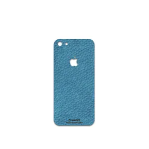 MAHOOT Blue-Leather Cover Sticker for apple iPhone 5