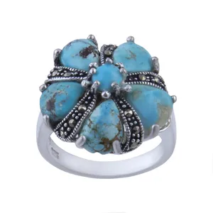  انگشتر نقره زنانه بازرگانی میلادی کد AW_177