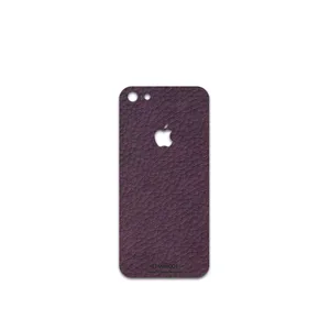 MAHOOT Purple-Leather Cover Sticker for apple iPhone 5