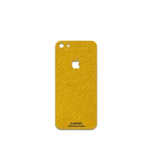 MAHOOT Mustard-Leather Cover Sticker for apple iPhone 5s