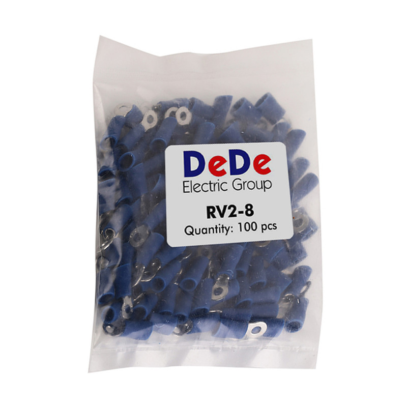 سرسیم ده ده الکتریک گروپ مدل RV2-8 بسته 100 عددی سرسیم ده ده الکتریک گروپ مدل RV2-8 بسته 100 عددی