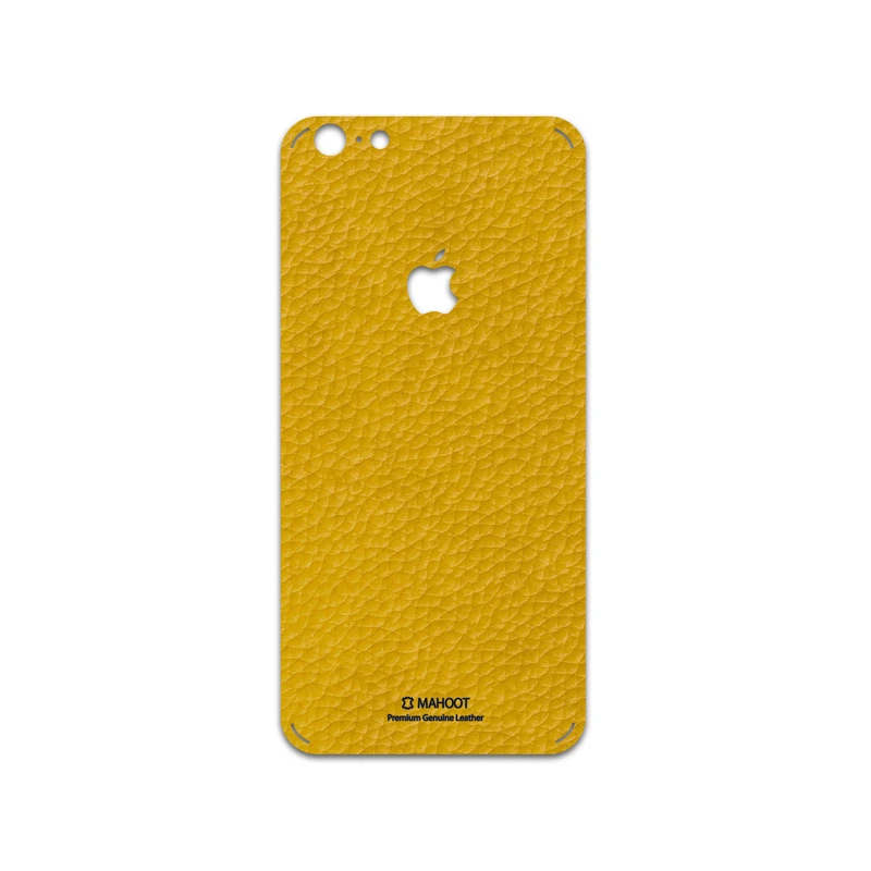برچسب پوششی ماهوت مدل Mustard-Leather مناسب برای گوشی موبایل اپل iPhone 6s Plus