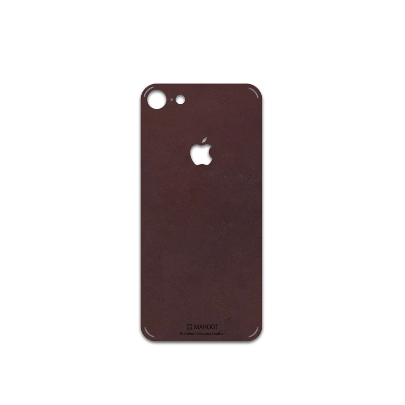 برچسب پوششی ماهوت مدل Matte-Dark-Brown-Leather مناسب برای گوشی موبایل اپل iPhone 7