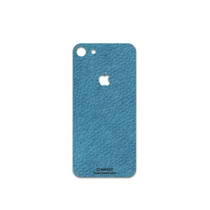 MAHOOT Blue-Leather Cover Sticker for apple iPhone 7