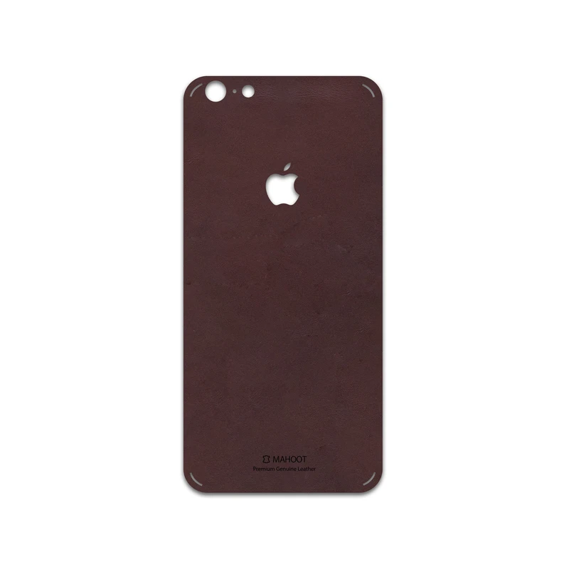 برچسب پوششی ماهوت مدل Matte-Dark-Brown-Leather مناسب برای گوشی موبایل اپل iPhone 6 Plus