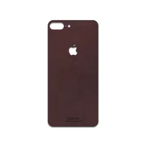 MAHOOT Matte-Dark-Brown-Leather Cover Sticker for apple iPhone 8 Plus