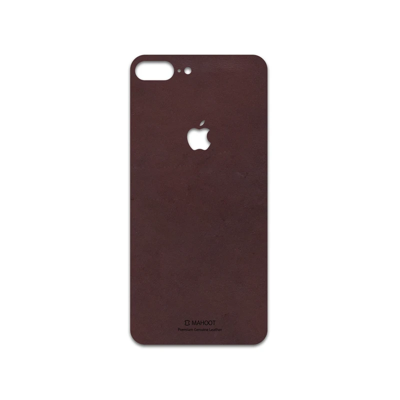 برچسب پوششی ماهوت مدل Matte-Dark-Brown-Leather مناسب برای گوشی موبایل اپل iPhone 8 Plus