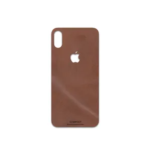 MAHOOT Matte-Natural-Leather Cover Sticker for apple iPhone X
