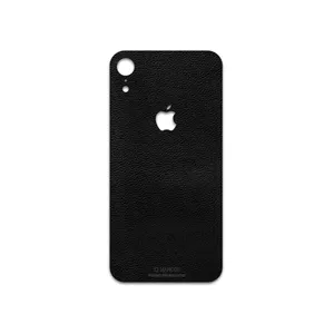 MAHOOT Black-Leather Cover Sticker for apple iPhone XR