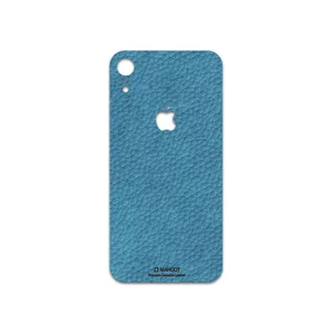 MAHOOT Blue-Leather Cover Sticker for apple iPhone XR