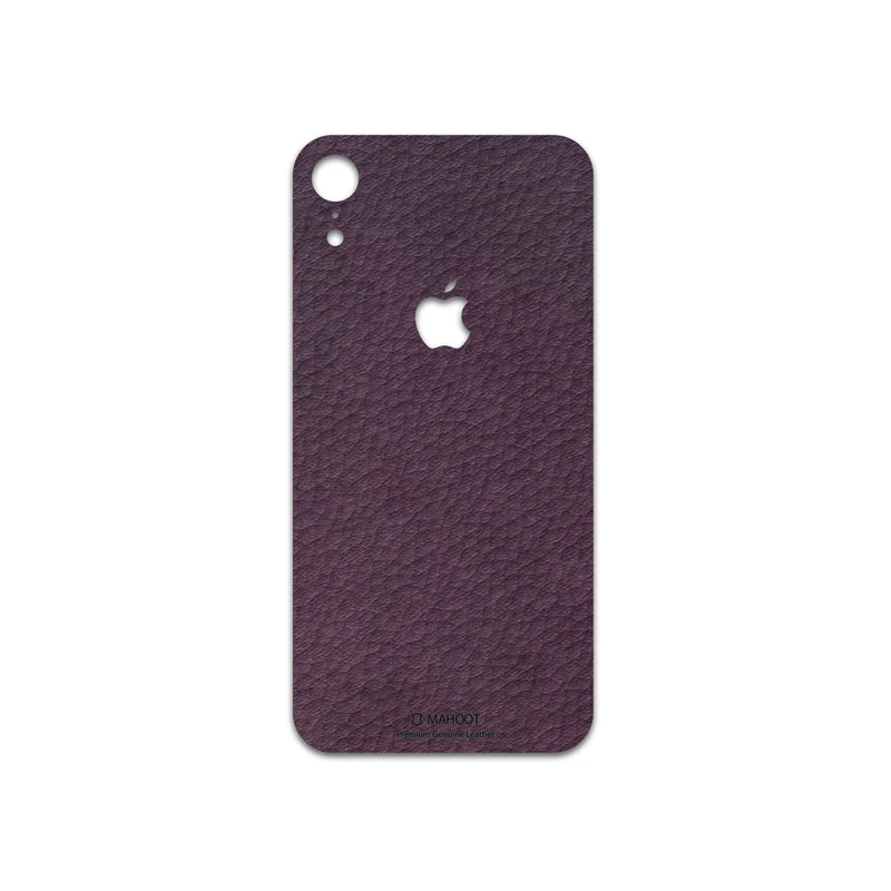 برچسب پوششی ماهوت مدل Purple-Leather مناسب برای گوشی موبایل اپل iPhone XR