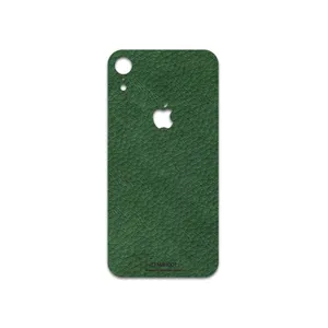 MAHOOT Green-Leather Cover Sticker for apple iPhone XR