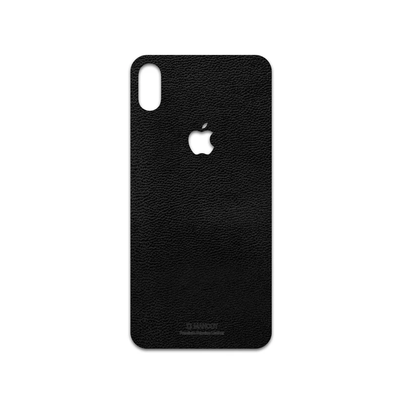برچسب پوششی ماهوت مدل Black-Leather مناسب برای گوشی موبایل اپل iPhone XS Max