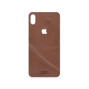 MAHOOT Matte-Natural-Leather Cover Sticker for apple iPhone XS Max