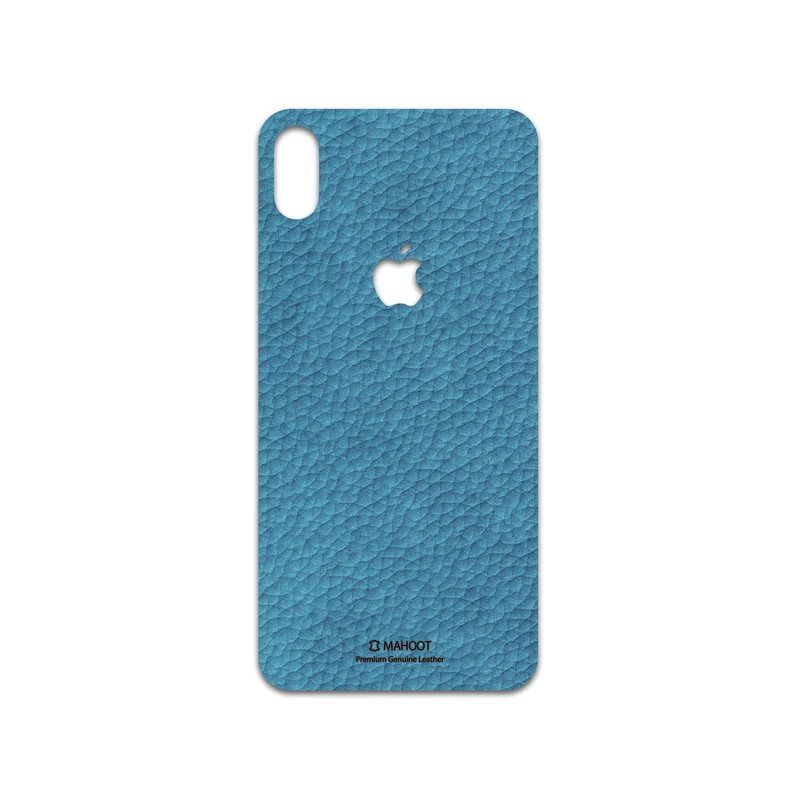 برچسب پوششی ماهوت مدل Blue-Leather مناسب برای گوشی موبایل اپل iPhone XS Max