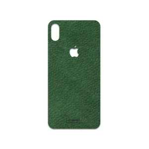 MAHOOT Green-Leather Cover Sticker for apple iPhone XS Max