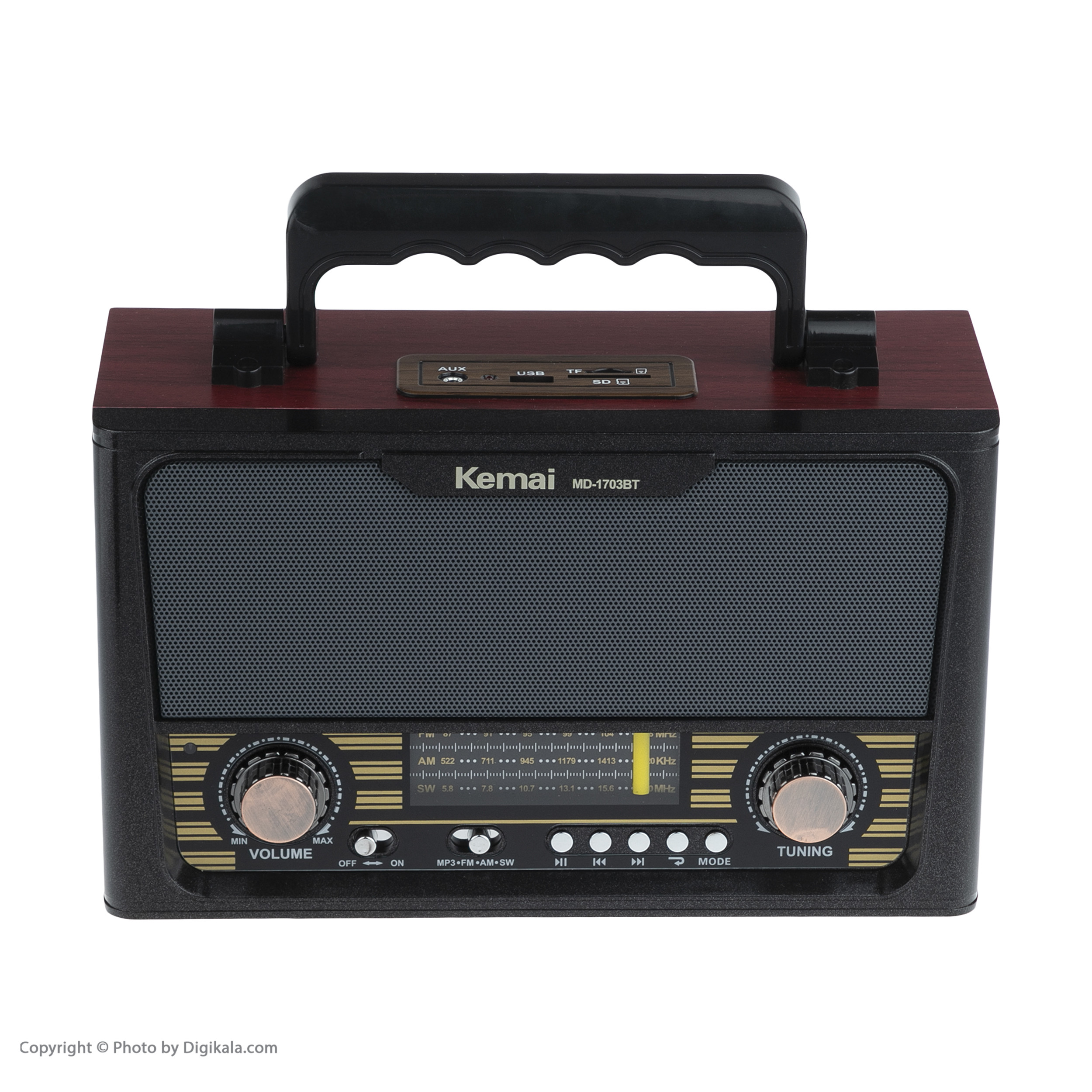 رادیو کیمای مدل MD-1703BT رادیو کیمای مدل MD-1703BT