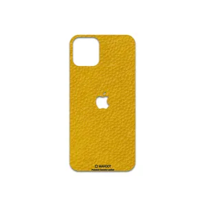 MAHOOT Mustard-Leather Cover Sticker for apple iPhone 11 Pro