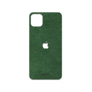 MAHOOT Green-Leather Cover Sticker for apple iPhone 11 Pro Max