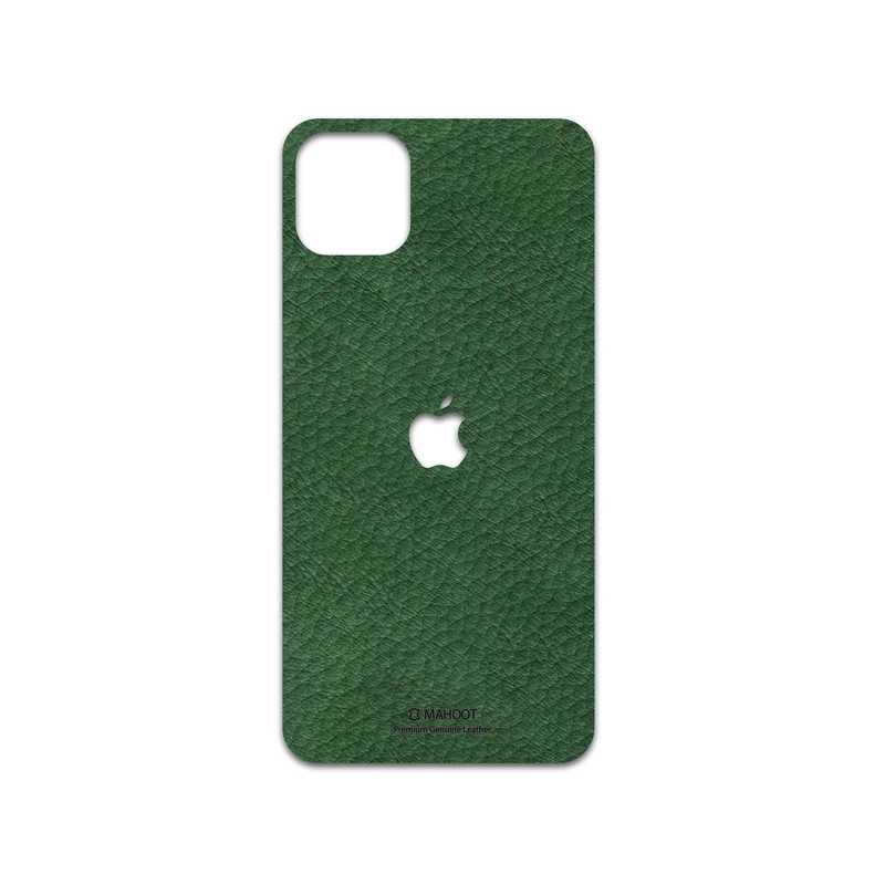 برچسب پوششی ماهوت مدل Green-Leather مناسب برای گوشی موبایل اپل iPhone 11 Pro Max