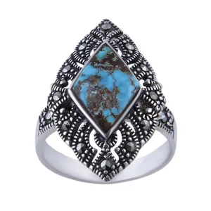  انگشتر نقره زنانه بازرگانی میلادی کد AW_183