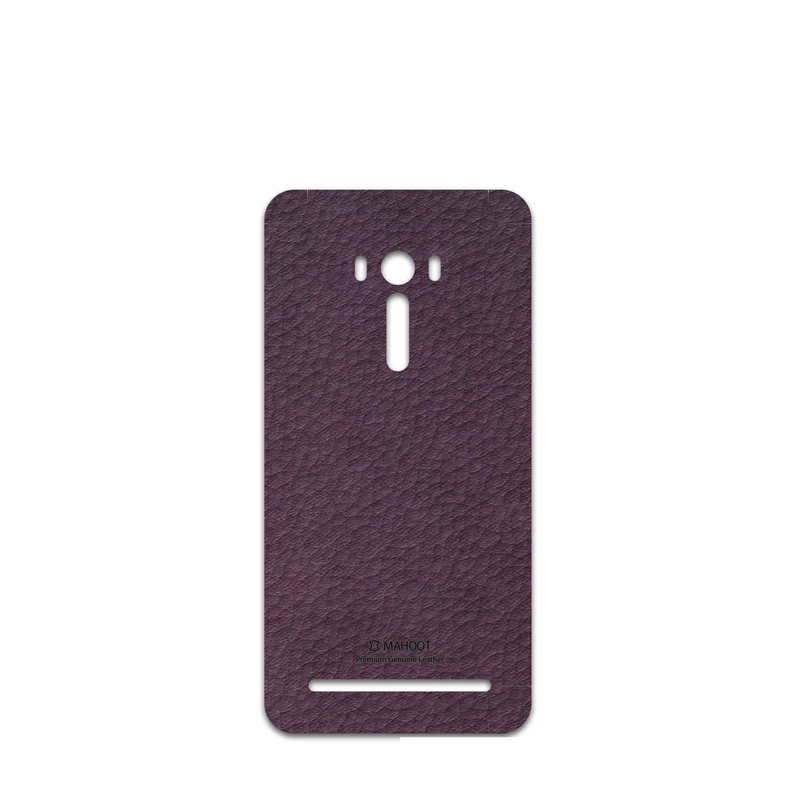برچسب پوششی ماهوت مدل Purple-Leather مناسب برای گوشی موبایل ایسوس ZenFone Selfie