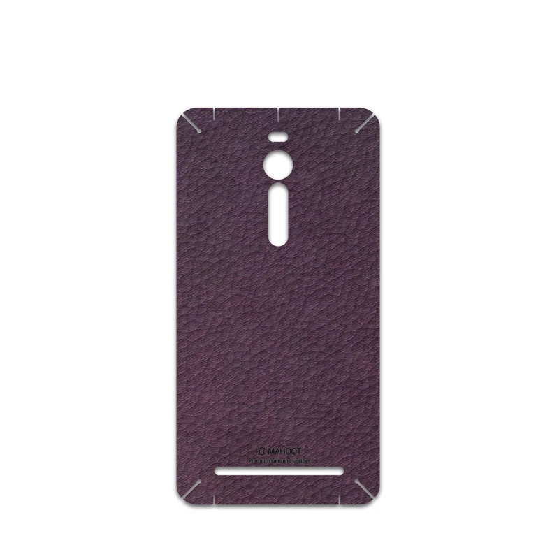 برچسب پوششی ماهوت مدل Purple-Leather مناسب برای گوشی موبایل ایسوس Zenfone 2