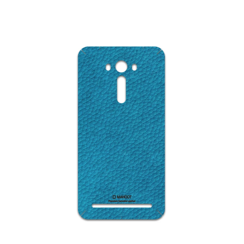 برچسب پوششی ماهوت مدل Blue-Leather مناسب برای گوشی موبایل ایسوس Zenfone 2 Laser