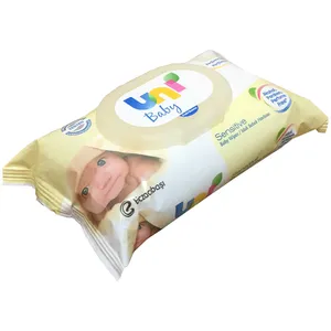 دستمال مرطوب کودک یونی مدل UN0005 بسته 56 عددی