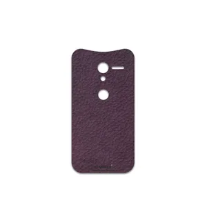MAHOOT Purple-Leather Cover Sticker for motorola Moto X