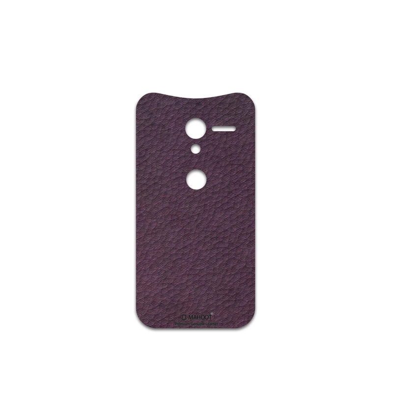 برچسب پوششی ماهوت مدل Purple-Leather مناسب برای گوشی موبایل موتورولا Moto X