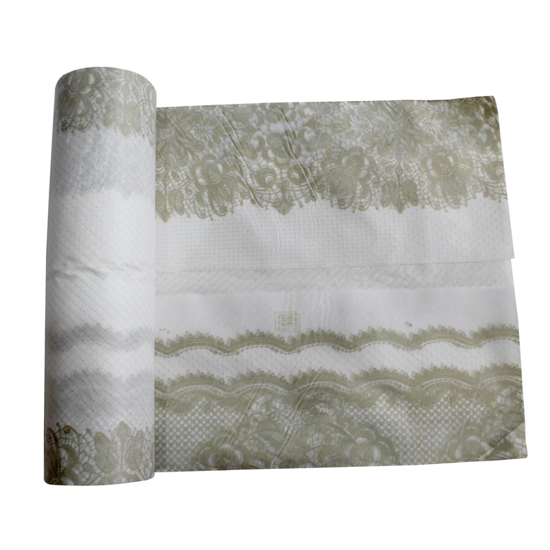 سفره یکبارمصرف کوالا مدل Cotton کد VA2000-004 رول 10 متری