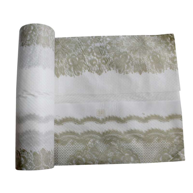 سفره یکبارمصرف کوالا مدل Cotton کد VA2000-004 رول 10 متری