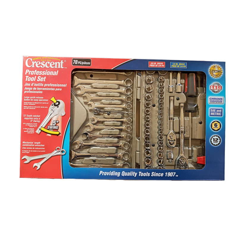 مجموعه 70 عددی ابزار کرسنت مدل CTK70MP