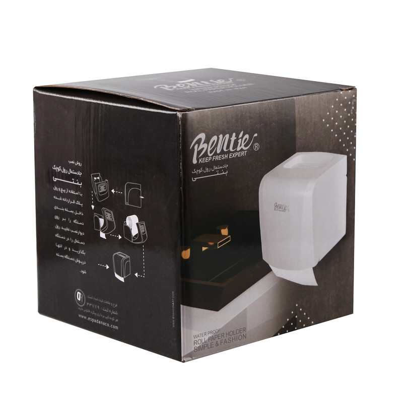 پایه رول دستمال کاغذی بنتی مدل لوتوس