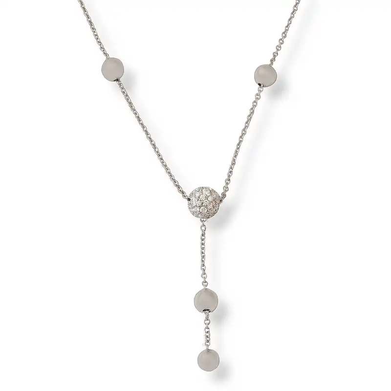 گردنبند نقره زنانه فیورلی کد N2790C