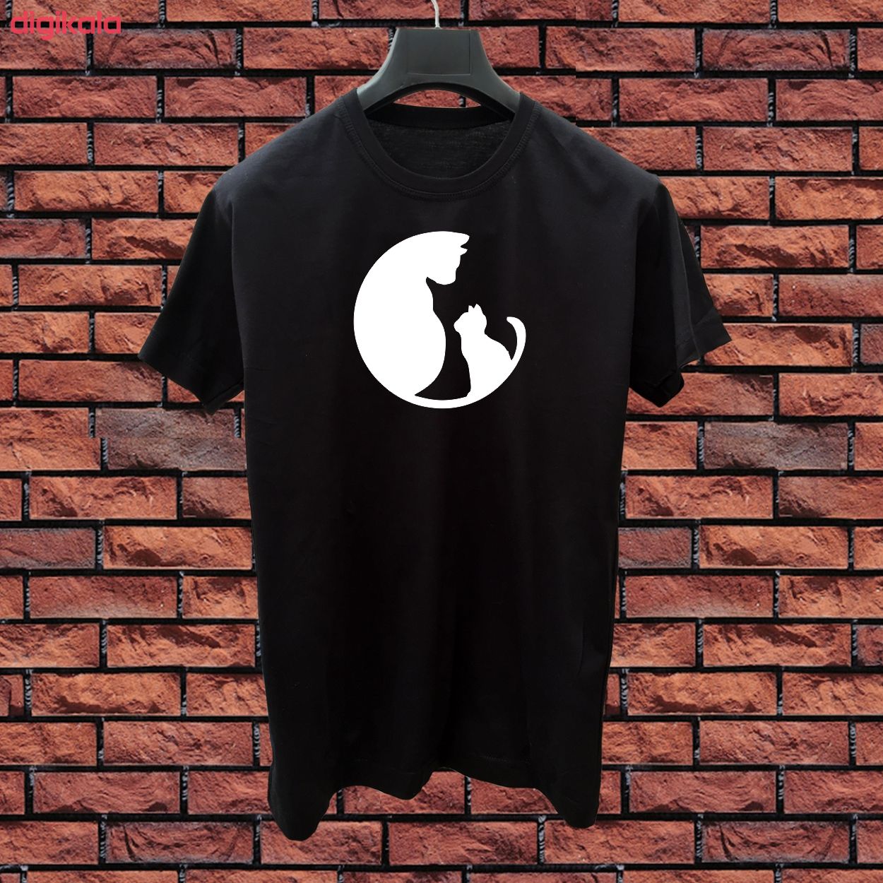 تی شرت مردانهطرح بچه گربه و مادرکدbch3